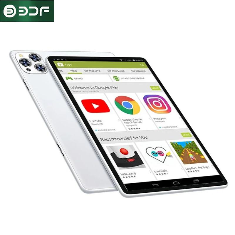 Новый 10,1-дюймовый планшетный ПК на Android 12, восьмиядерный процессор Mtk6765, 8 ГБ ОЗУ, 256 ГБ ПЗУ, 4G/5G LTE, 2.5D сенсорный экран