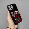 Чехол для телефона K-Korn Hot Metal Rock Band для IPhone 17 Pro Max 16 15 14 Pro Max 13 11 X Xs Xr 8 7Plus Силиконовый чехол