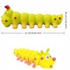 Latex Dog Chew Toy Caterpillar Shape Dog Grinding Teeth Stick Pet Squeaky Toy  Outdoor