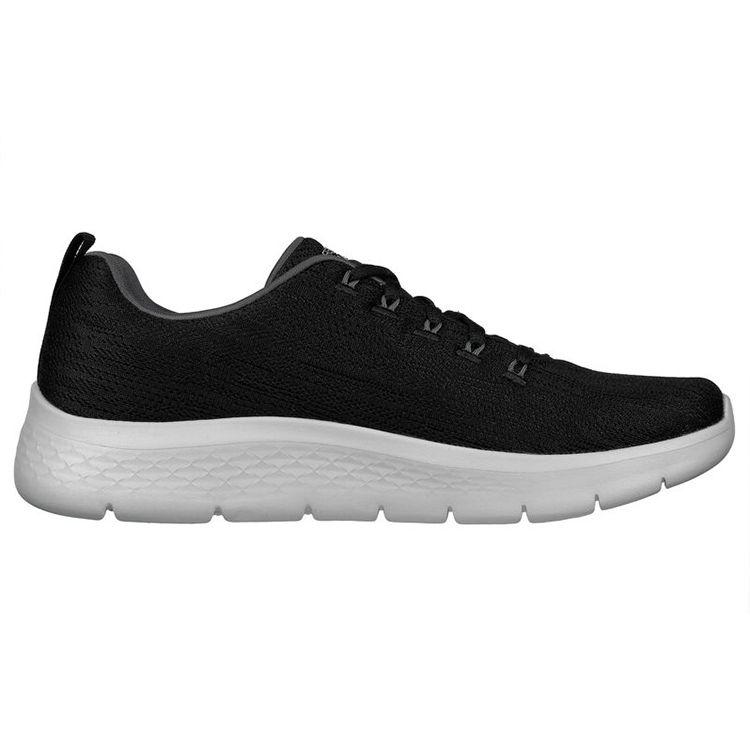 Skechers Go Walk Flex Круглый носок Шнуровка Амортизирующие Прочные Дышащие Легкие Низкие Повседневная обувь Мужские кроссовки Черный 216481-BKGY