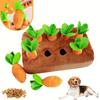 Pet Plush Chew Toys Interactive Dog IQ Training Puzzle Toy Pet Educational Toys, Carrot Pulling Toys