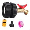 IBC Tote Adapter To Garden Hose Adapter,Versatile 2.44" Fine Thread 1000L Water Tank