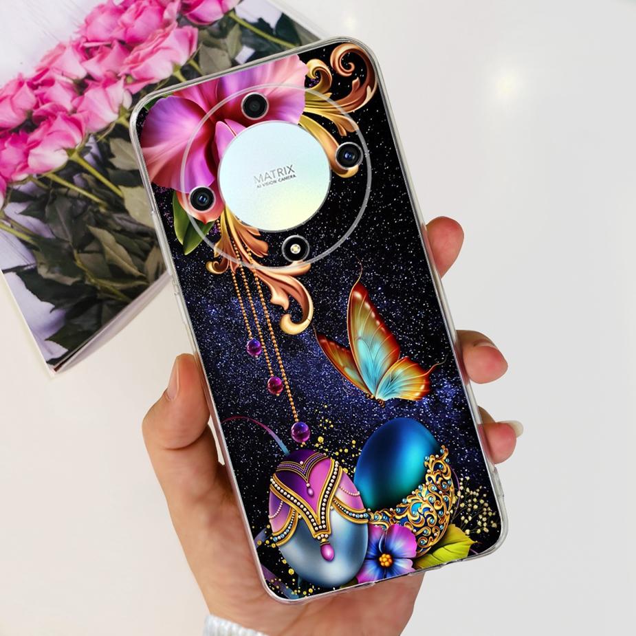 Чехол для Honor Magic5 Lite Чехол для Honor X9a RMO-NX1 Стильный Расписной Чехол Мягкий Силиконовый Чехол для Телефона Для Honor Magic 5 Lite HonorX9a Сумки
