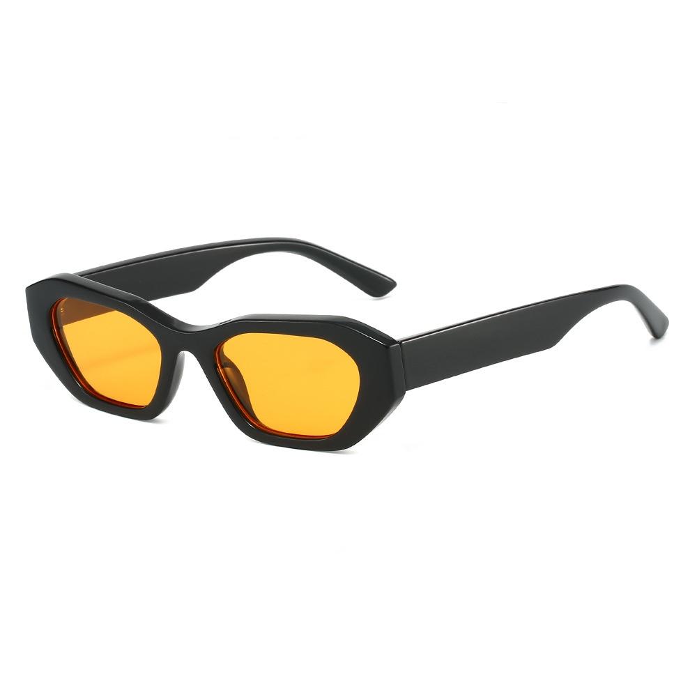 New Luxury Retro Leopard Print Rectangular Women Sunglasses  Brand Jelly Color Design Personality Trend Men Glasses Uv400