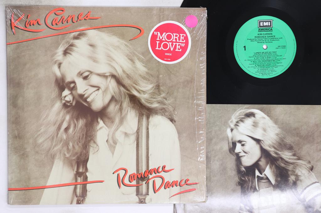Виниловая пластинка КИМ КАРНС - Romance Dance SW17030 EMI 1980 Не Япония Рок Б/у