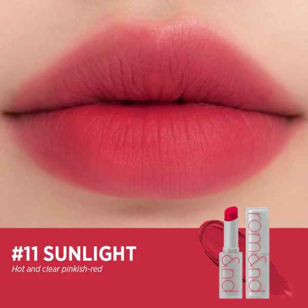 Rom&nd Zero MATTE LIPSTICK, Стойкая, Макияж, Kbeauty, Корейская косметика, образец