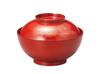 J-kitchens Чинкинмацу Пиала для Дзони, Киноварь (1 миска), 13,6 см, Расписанный лак, Сделано в Японии