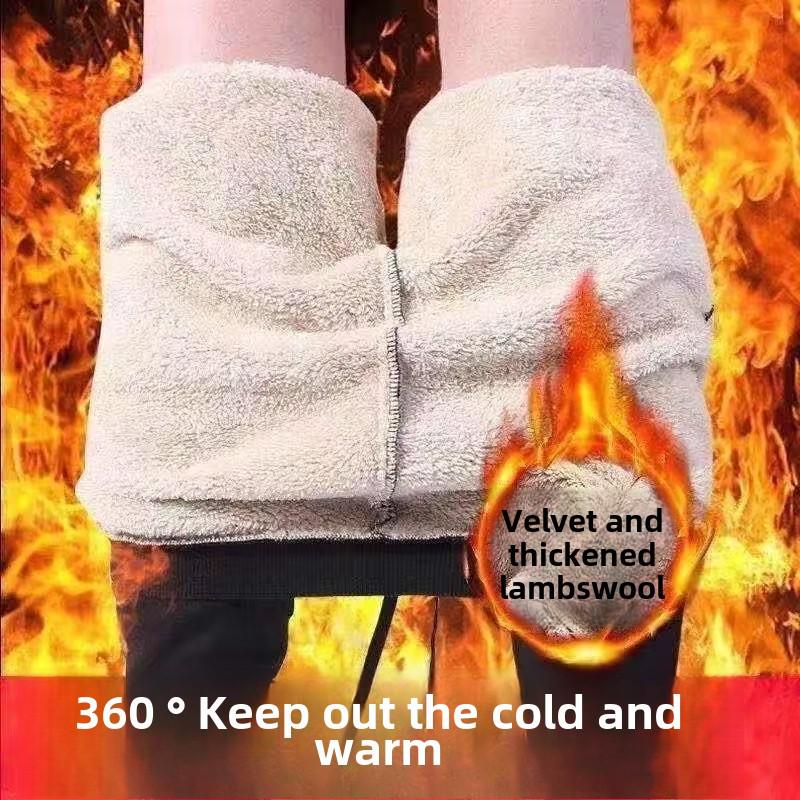 Мужской комплект Chaolun из толстовки с капюшоном и брюк для бега на бархатной подкладке: Повседневный спортивный костюм из двух частей из овечьей шерсти