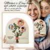 Креативный милый деревянный подарок на День матери Букет на День матери Фотоэтикетка