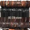 Mixed Color Handmade Braided Leather Bracelets - Set of 100 Pieces, Hot Selling with Cross-border Popularity