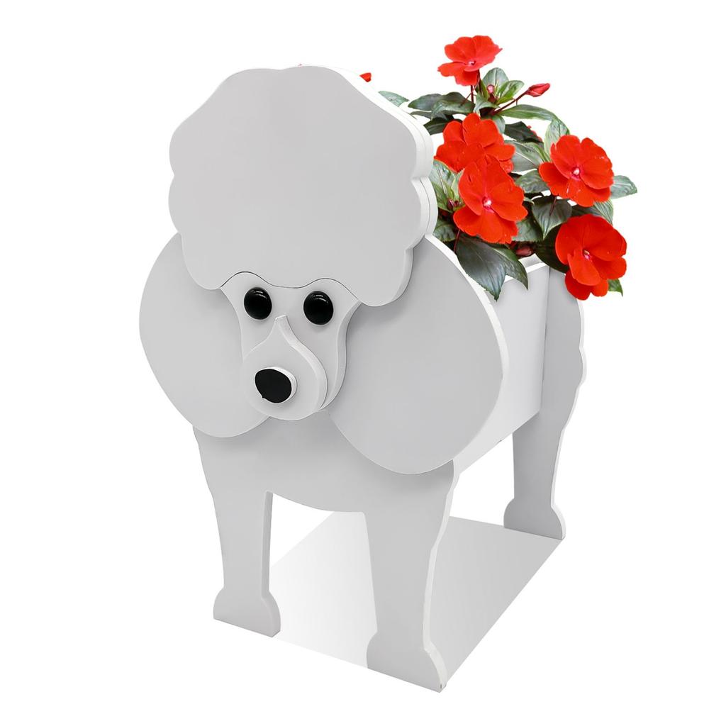 Садовый цветочный горшок Кашпо для собаки Шнауцер Бульдог Пудель Корги Йоркширский Садовые горшки DIY ПВХ Кашпо для цветов Садовый домашний декор
