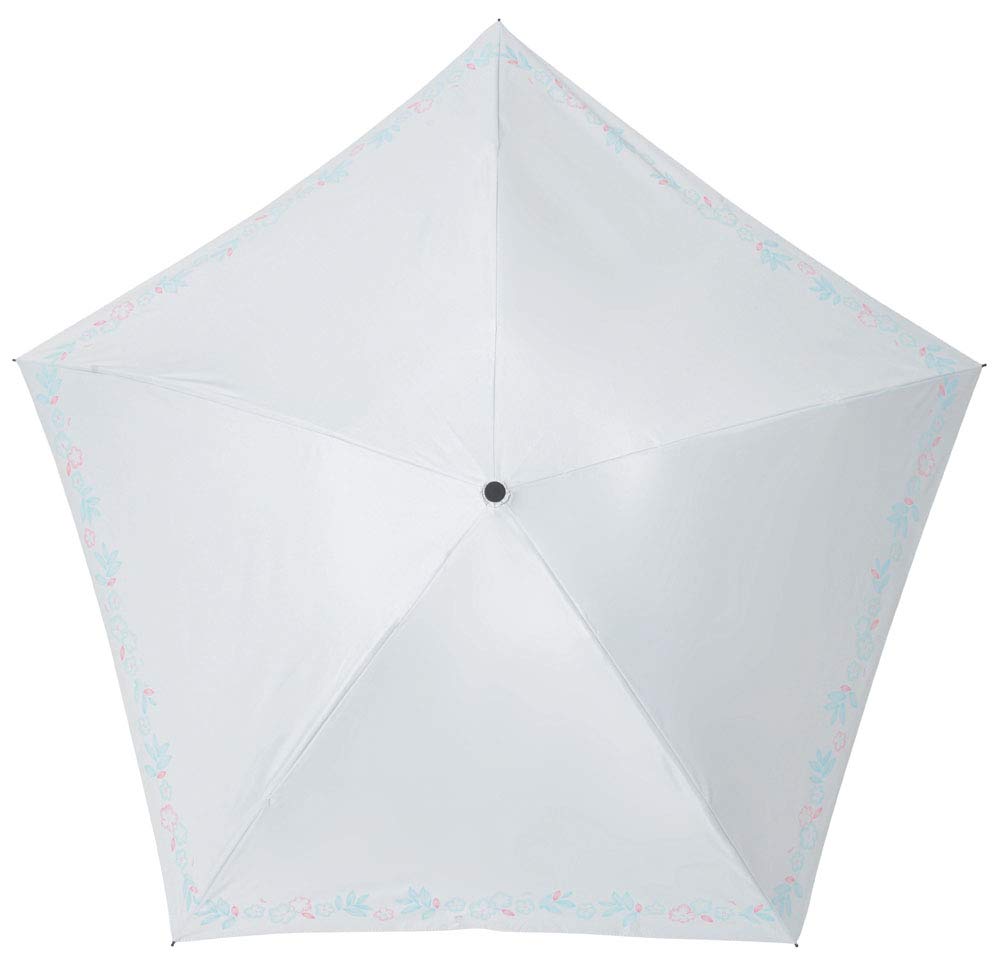 Mabu Folding Light 5 Ultra Carbon Fiber Rib Compact Flower Light UV Lightweight For Both Sunny and Rainy For Folding Umbrella, Shielding/Heat