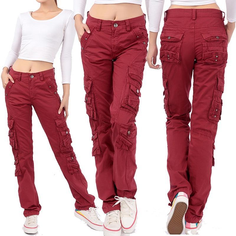 Cargo Pants Unisex Casual Loose Fitness Mountaineering Trousers