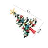 Colorful Girls Women Christmas Tree Jewelry Christmas Gift Brooch Pin Fashion Accessories