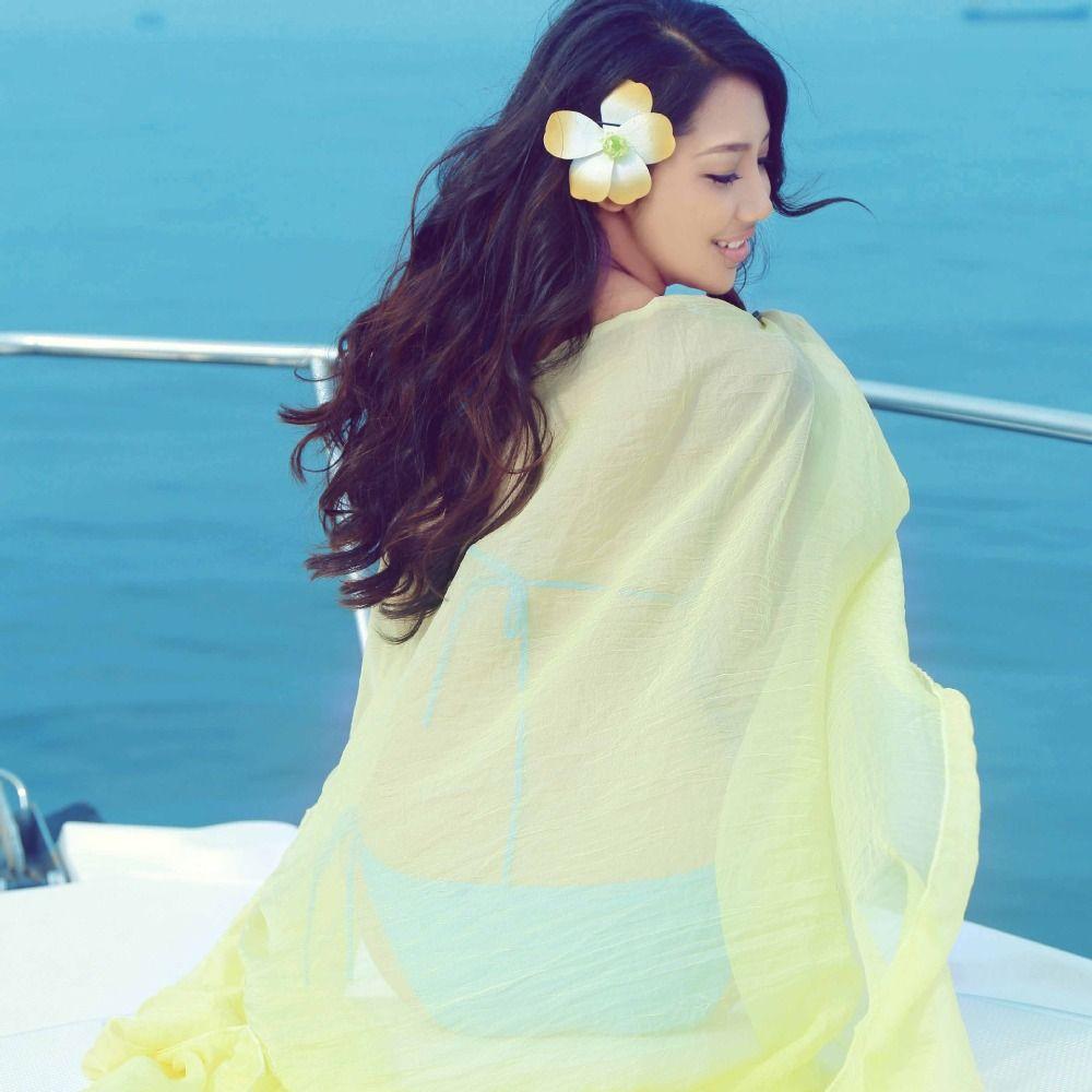 Bohemian Style Beach Shawl Korean Style Shawl Female Wraps Summer Large Scarf Sunscreen Scarf
