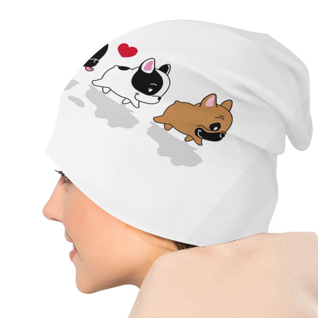 Семья Frenchie, французский бульдог, шапочка для любителей собак, вязаная шапка унисекс, женская теплая зимняя шапка в стиле хип-хоп Skullies, шапка для лыж