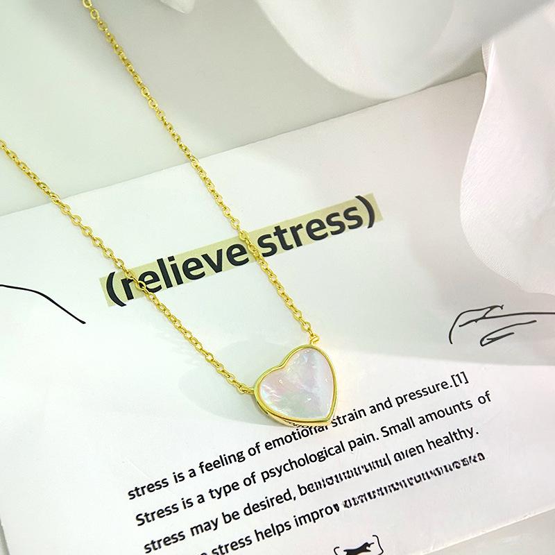 Милое женское ожерелье в виде ракушки-бабочки с надписью «Любовь», легкая роскошная цепочка-воротник для девушек в стиле Ins