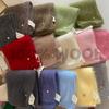 Korean Style Knitted Scarf Women Winter Warm Scarves Solid Cashmere Design Thickened Shawl Soft Long Pashmina Neck