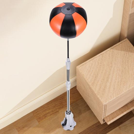 Punching Bag with Stand Height Adjustable Boxing Reaction Speed Training Ball Indoor Vertical Kids Adults Boxing Reaction Ball Home Gym Fitness