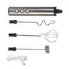 Stainless Steel Milk Frother USB Charging Handheld Electric Egg Beater for Home Kitchen