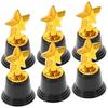 4 шт./6 шт. Трофей Вечеринка Звезда Награда Медаль Подарок для выражения признательности Детские Золотые Подарки для Церемонии Благодарности Подарок для выражения признательности Награды