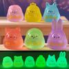 Micro-landscape Damo Eggs Luminous Small Ornaments Little RabbitsGood Luck Pigs and Small Car Accessories