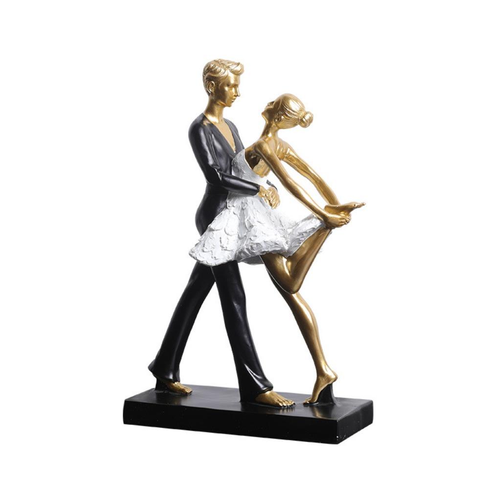 Abstract Dancer Statue Resin Miniatures Figurine Sculpture  Wine Cabinet Entrances