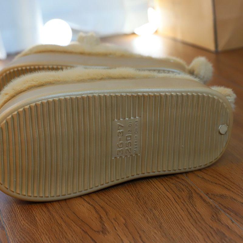 2024 новые зимние тапочки женские меховые шлепанцы тапочки для девочек милые хлопковые тапочки с котом теплые домашние пушистые тапочки на платформе