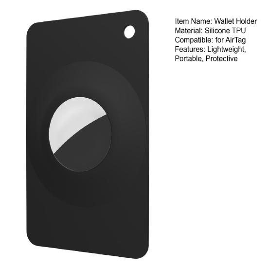 Wallet Holder for Tracker AirTag Slim Case Card Protective Cover Portable Lightweight Ultra Thin