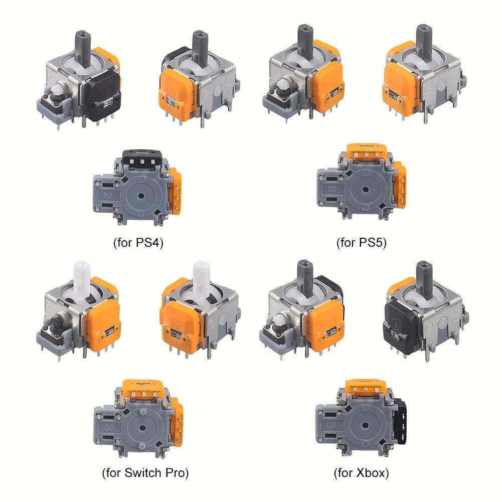 Высококачественный джойстик Холла для PS4/PS5 Электромагнитный джойстик Холла 10 миллионов циклов жизни Игровая консоль Без дрифта Ручка Холла Рокер