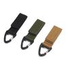 Military Tactical Hanging Key Hook Clip Clamp Buckle Nylon Webbing Molle Belt Carabiner Outdoor Strap Climbing Accessories