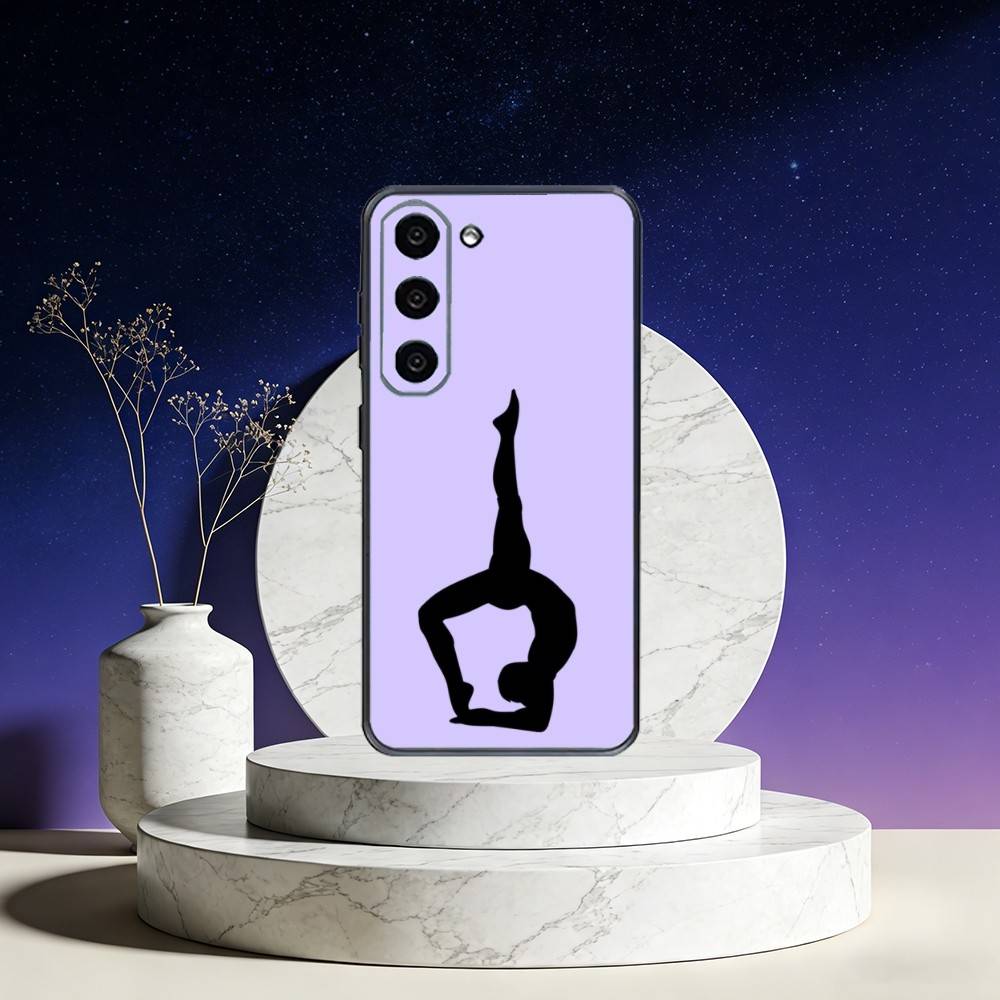 Чехол для телефона GYM Girl Gymnastic для Samsung Galaxy A73,A72,A71,A70,A53,A52,A51,Другие Мягкий Черный Чехол