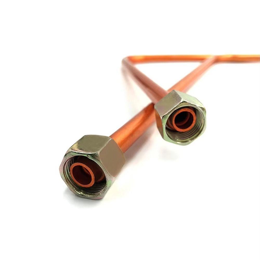 1 шт. 10*450 мм 10*550 мм Выпускная трубка для воздушного компрессора Шестигранная гайка G3/8" Алюминиевая соединительная трубка Шланг воздушной линии