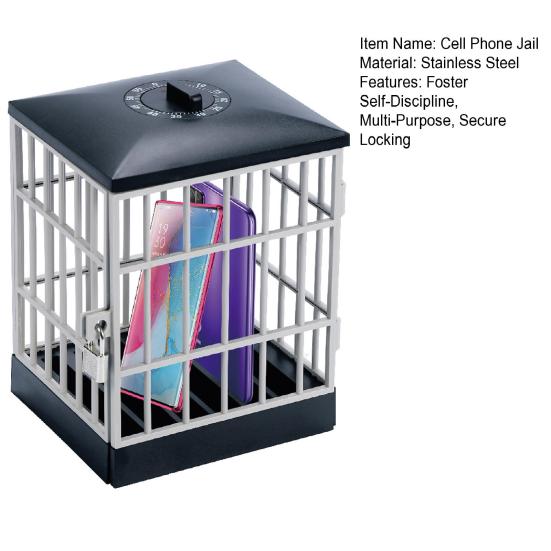 Ящик для запирания сотового телефона в тюрьме с ключами, мобильная тюремная клетка для сотового телефона в классе, инструмент для самодисциплины в семье