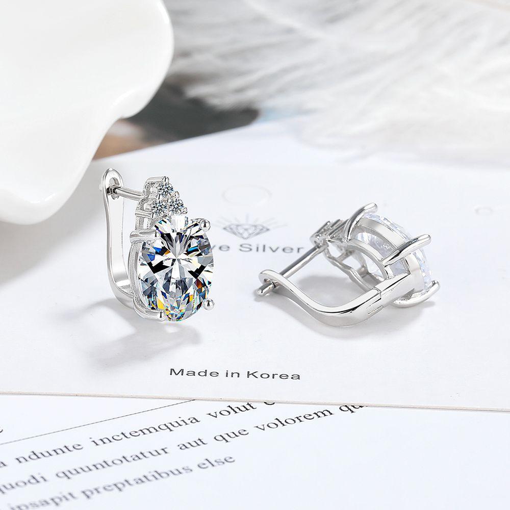 Lindon Fashion Copper Alloy Zircon Jewellery Drop Earrings For Women Wedding Party Gifts