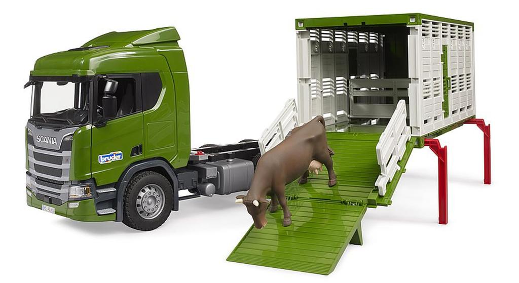 SCANIA Cattle Transport Truck (with Cattle)