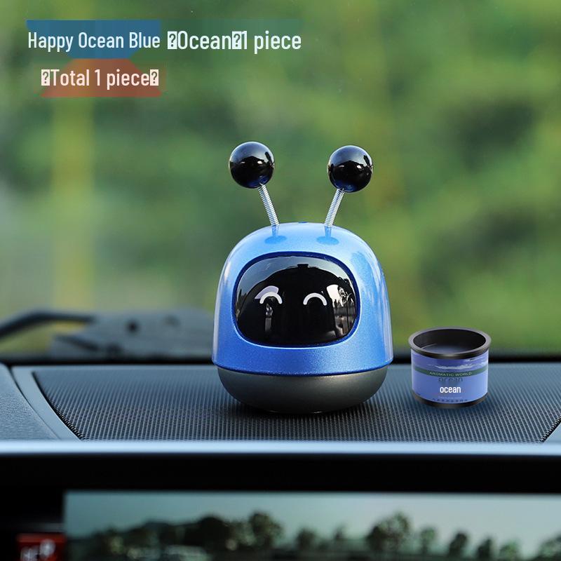 Робот Ароматерапия Украшение для автомобиля: Твердые духи-бальзам и креативный аксессуар для интерьера