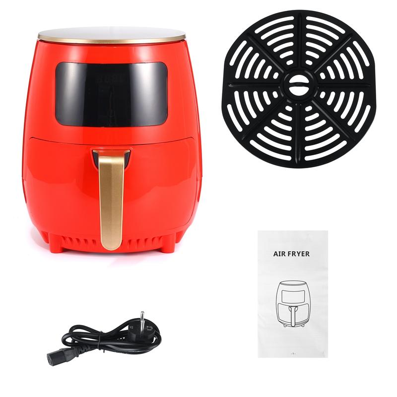 4.5L Air Fryer Large Capacity Visual Electric Fryer Household Intelligent Multi-function French Fry Machine Air Frye