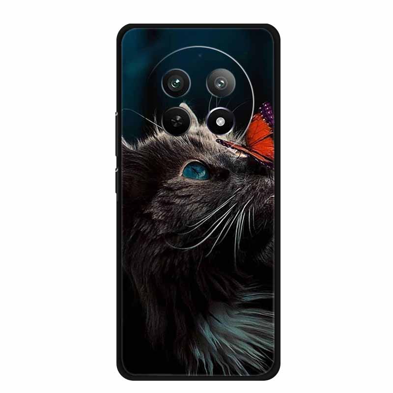 Чехол для телефона Realme 13 Pro Plus, защитный черный силиконовый, мягкий чехол-бампер для Realme13 Pro Plus, задняя крышка, чехол 13Pro Plus, сумка