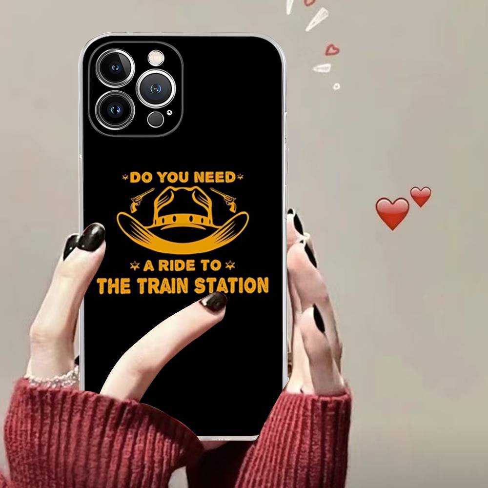 Tv Y-yellowstoneS Logo For IPhone 17 16 15 14 13 12 11 Pro Max Plus Mini Funda For Transparent Cover