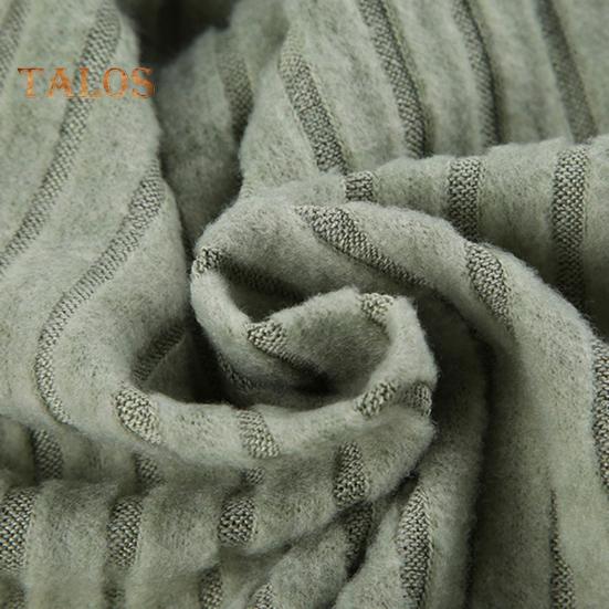 Женские топы с V-образным вырезом, кружевной строчкой, длинным рукавом, неровным подолом, однотонные облегающие укороченные топы в рубчик