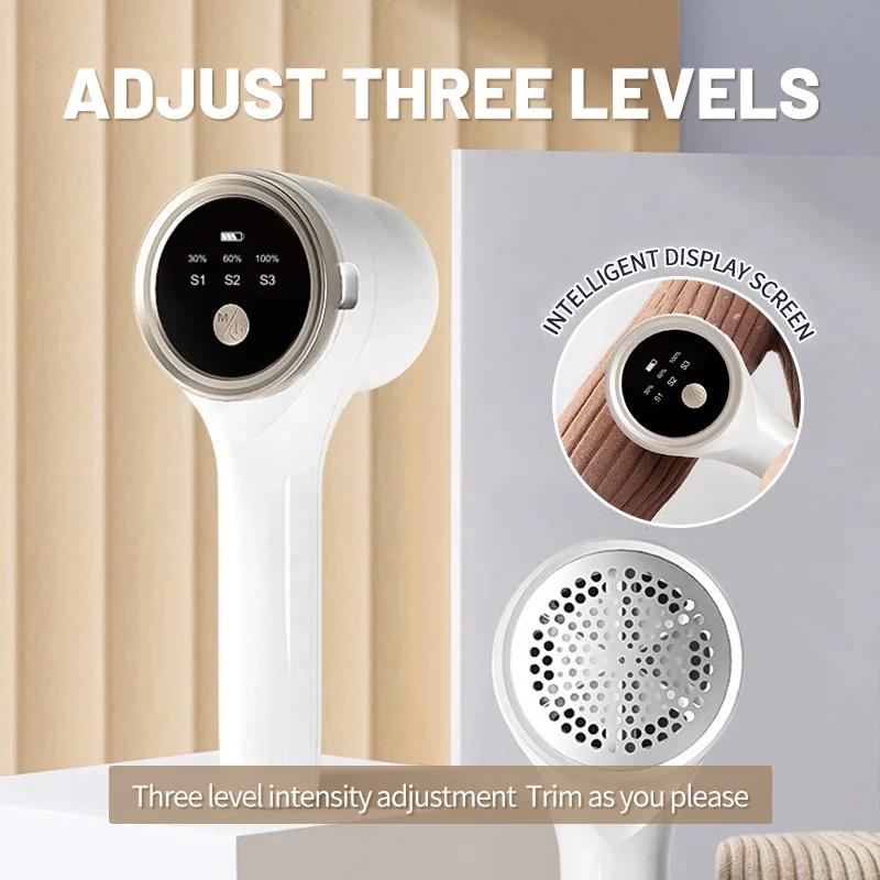 Устройство для удаления катышков с одежды, электрическое, портативное, со светодиодным дисплеем, аккумуляторное, для удаления катышков с одежды, бритва Madeshow m