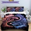 3pcs Yin Yang Dragon Design Bedding Set. Soft and Comfortable with No Core Included (1x Duvet Cover + 2x Pillow Covers) yy251009256
