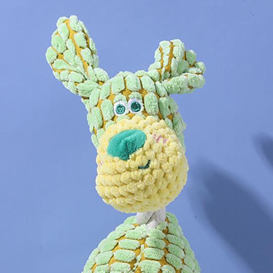 1/2 шт. Звуковая игрушка для питомца, Собака, Осел, Жираф, Форма, Игрушка для облегчения состояния щенка, Интерактивная, Забавная, Поддержка прорезывания зубов, Жевательная, Развлекательная игрушка