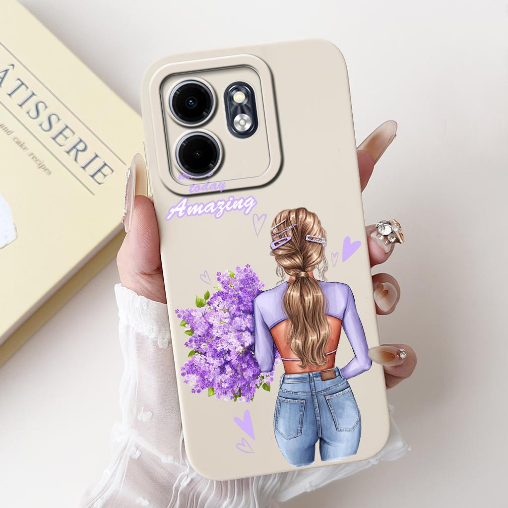 Чехол для Infinix Smart 9 Hot50i X6531 Роскошный Чехол с Художественной Росписью Мягкий Силиконовый Чехол для Телефона Для Infinix Hot 50i Smart9 X6532 Fundas