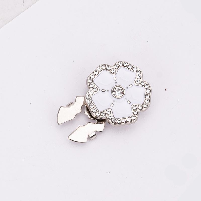 Декоративные запонки и пуговицы для воротника с цветными стразами