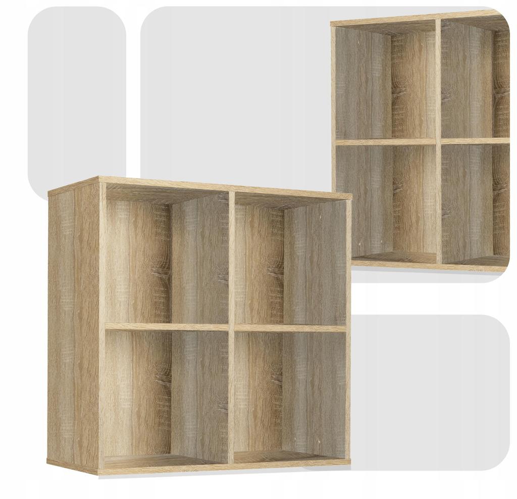 Regał półka organizer pojemnik stojak na płyty winylowe segregatory Cubo 4