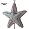 Wall Hooks for Clothes Wooden Hook, Mediterranean Style Decorative Coat Sturdy Hook Durable Hanger Home Decor Keys Umbrellas Scarves