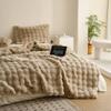 Premium Plush Blanket Luxurious And Thick For Bed Sofa Or Office Winter Naps