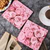 20pcs/Pac 33*33cm 2-Ply Disposable Party Napkin Floral Pattern